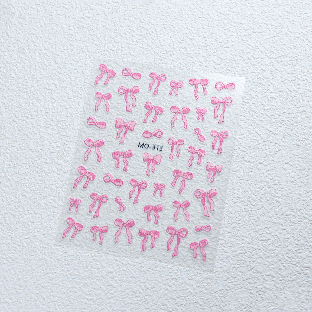 Wholesale Nail stickers ribbon bow white three-dimensional thin and tough bow ballet shoes DIY nail decals accessories
